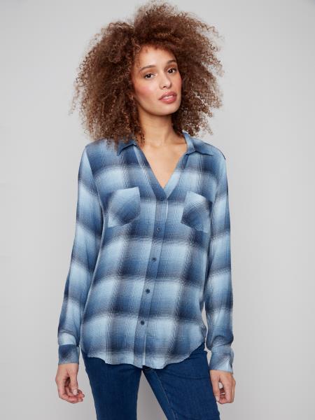 Soft Plaid Button - C4490RR